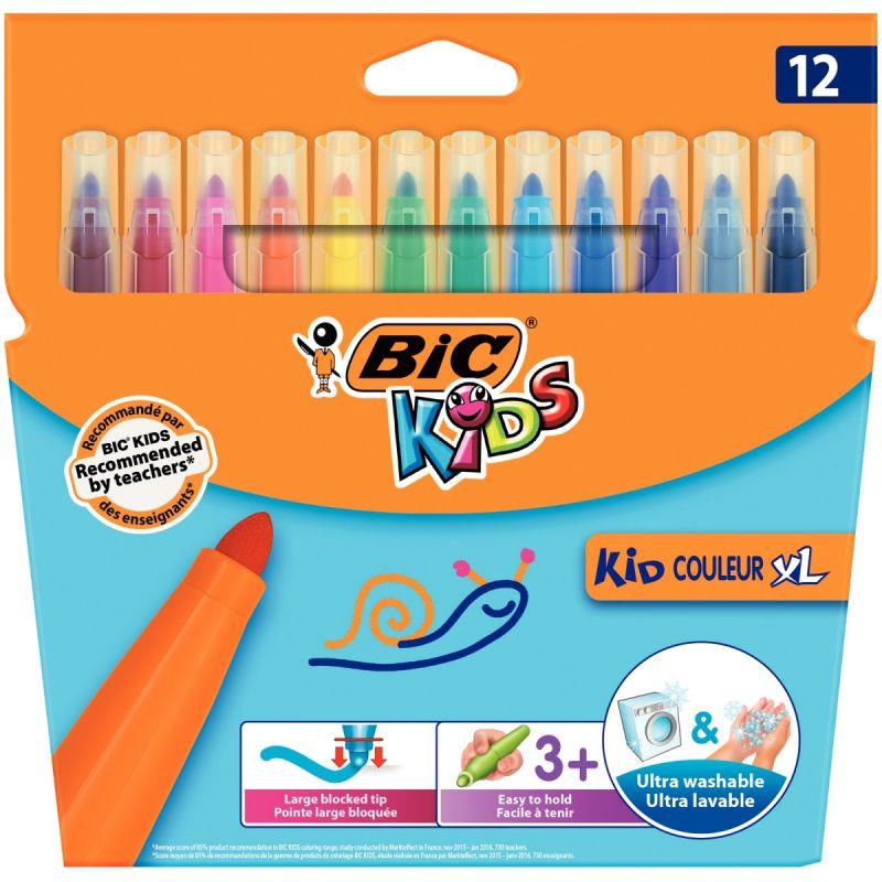 Image de  Étui de 12 feutres Kid couleur XL assortis 