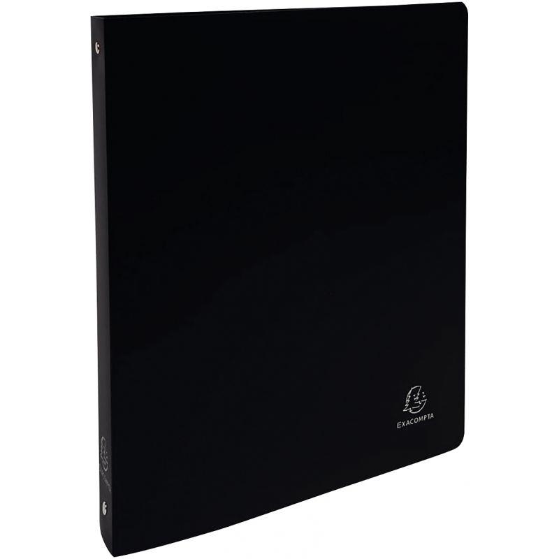 Image de  Classeur 4 anneaux en polypropylène OPAK, format A4+, dos 4 cm, noir 