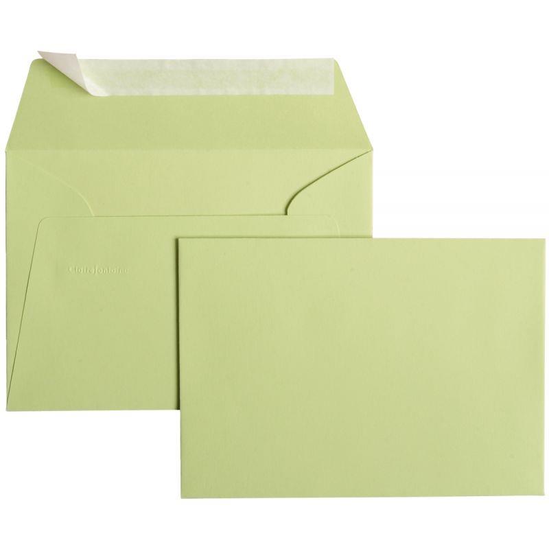 Image de  Paquet de 20 enveloppes Pollen 114x162mm 120g vert bourgeon 