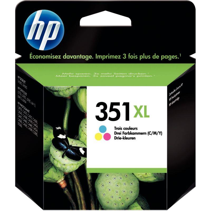 Image de  HP 351XL cartouche d''encre grande capacité authentique (CB338EE) 