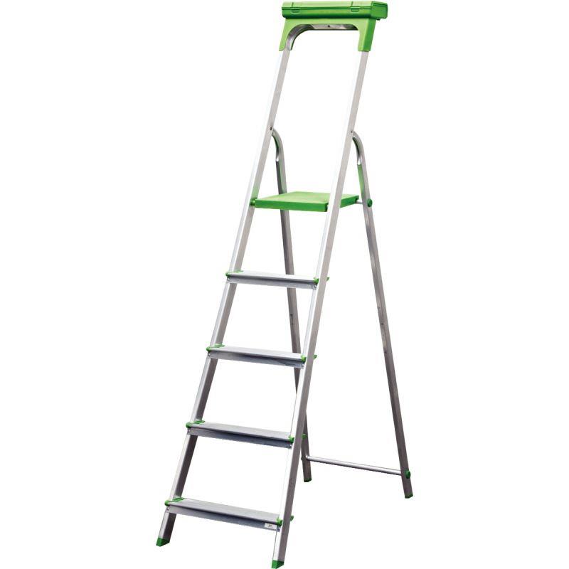 Image de  Escabeau 4 marches + 1 plateforme 