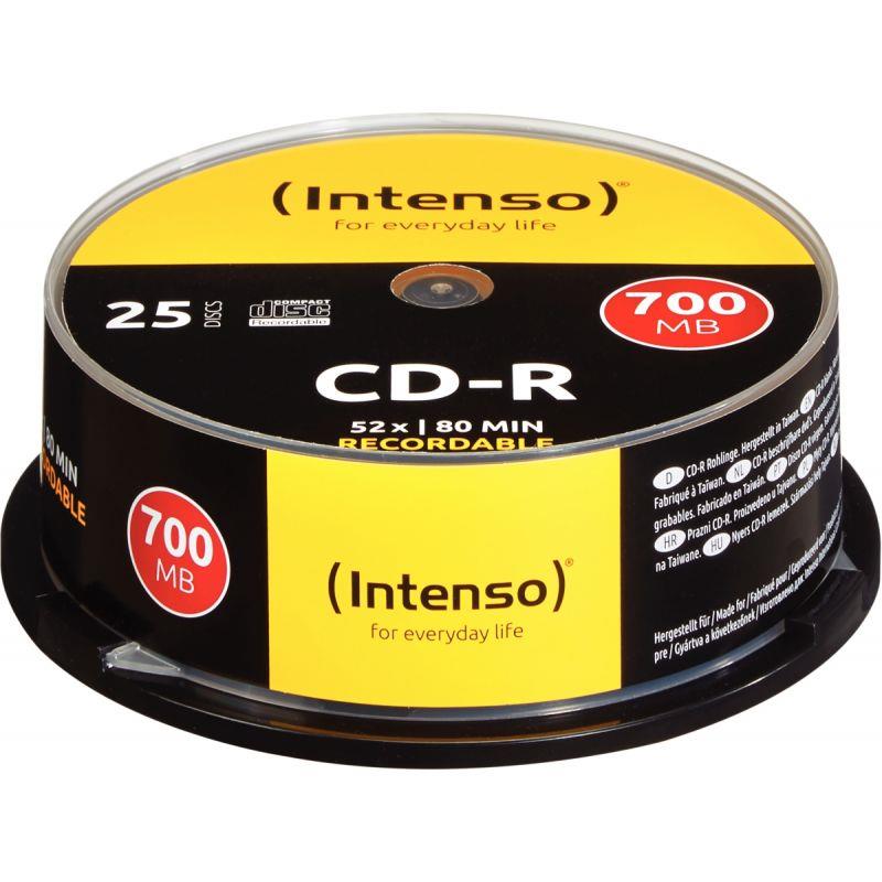Image de  Spindle de 25 CD-R Intenso 700 Mo 52X 