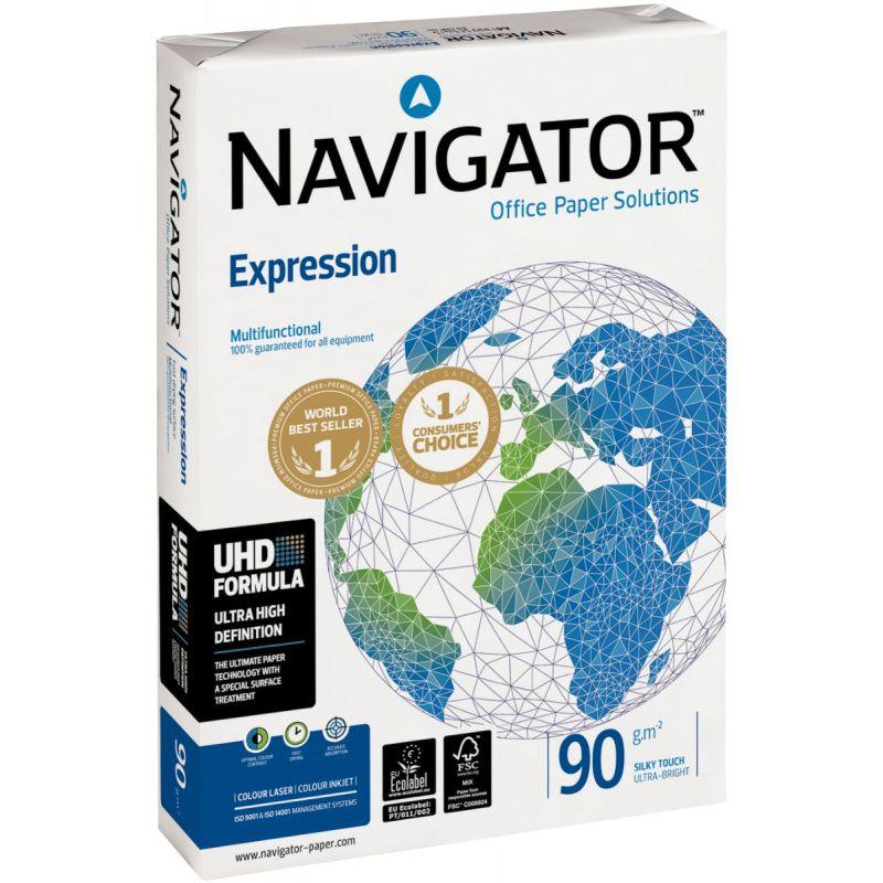 Image de  Ramette de 500 feuilles format A3 90g blanc NAVIGATOR 