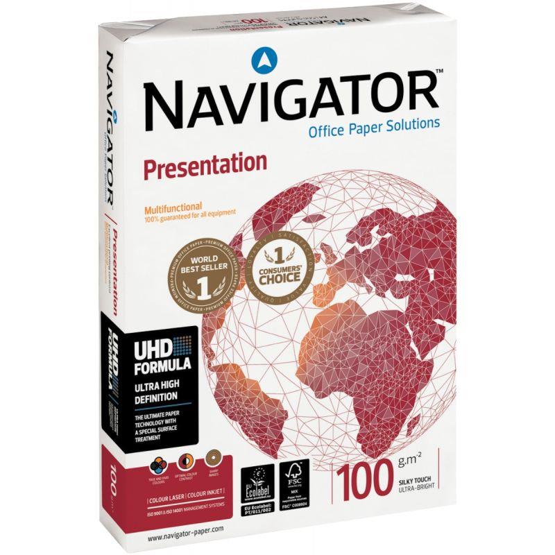 Image de  Ramette de 500 feuilles format A3 100g blanc NAVIGATOR 