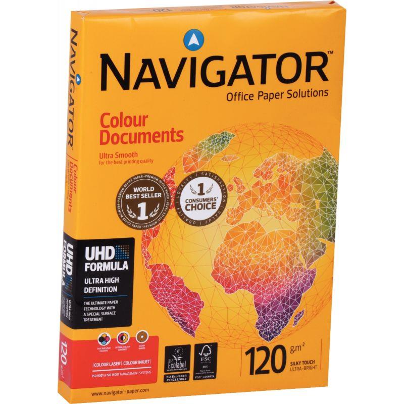 Image de  Ramette de 500 feuilles format A3 120g blanc NAVIGATOR 