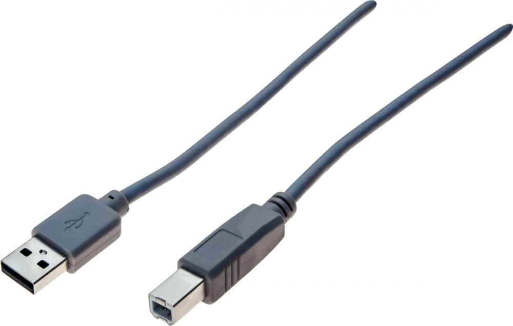 Image de  Cordon USB 2.0 A-B 5 mètres 