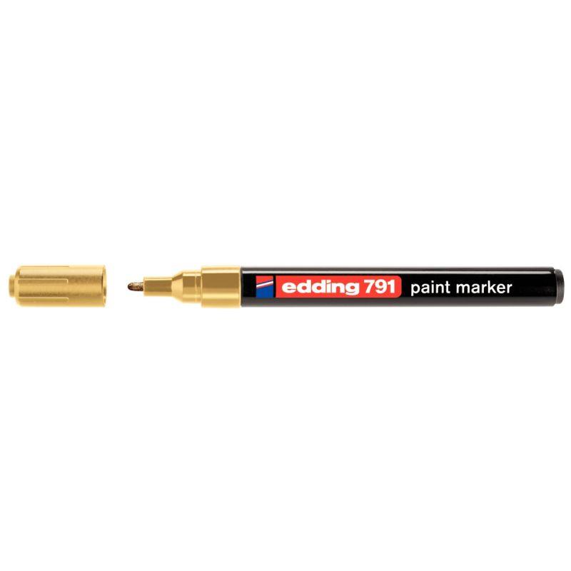 Image de  Marqueur peinture permanent E791 pointe ogive or 