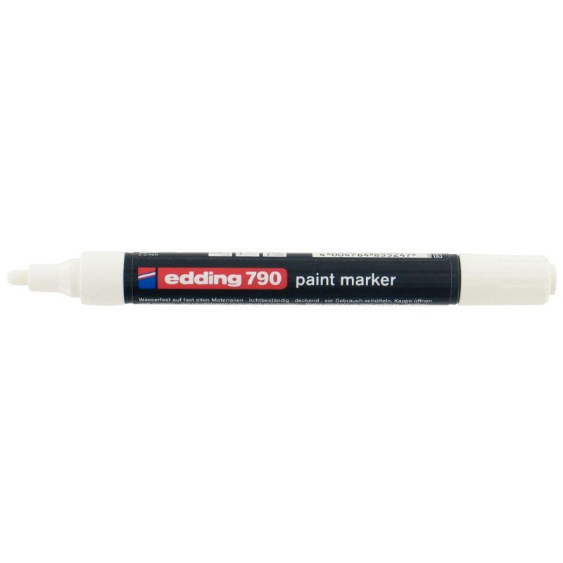 Image de  Marqueur peinture permanent E790 pointe ogive blanc 