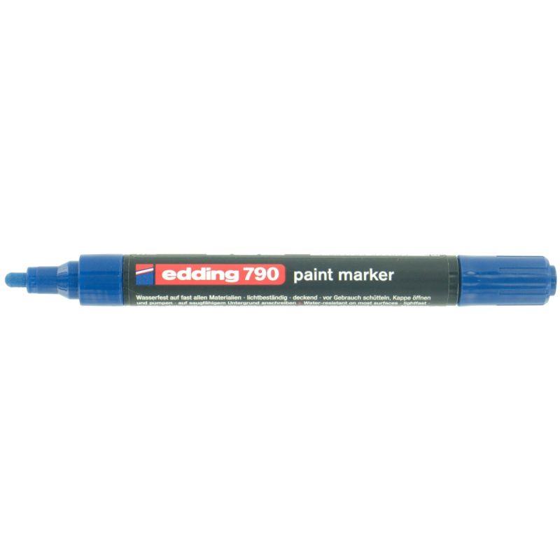 Image de  Marqueur peinture permanent E790 pointe ogive bleu 