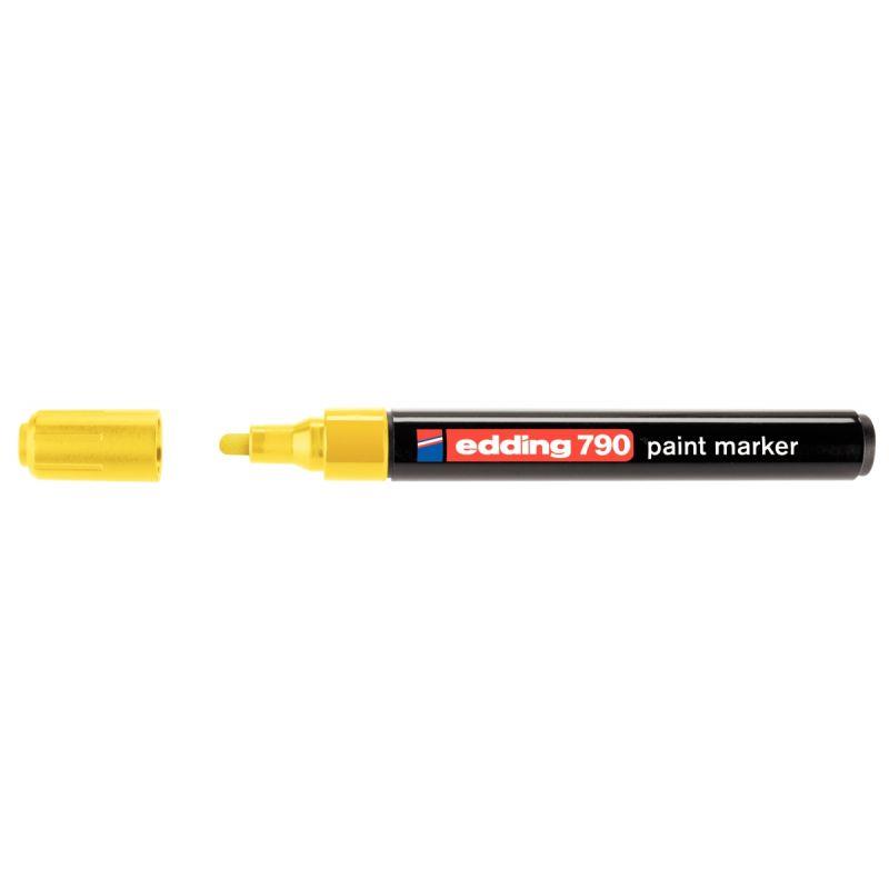 Image de  Marqueur peinture permanent E790 pointe ogive jaune 