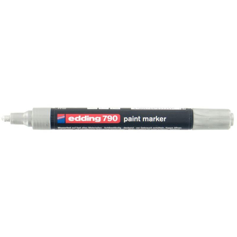 Image de  Marqueur peinture permanent E790 pointe ogive argent 