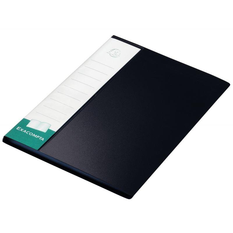Image de  Protège-documents UP-LINE 80 vues, couverture en polypropylène rigide noir 