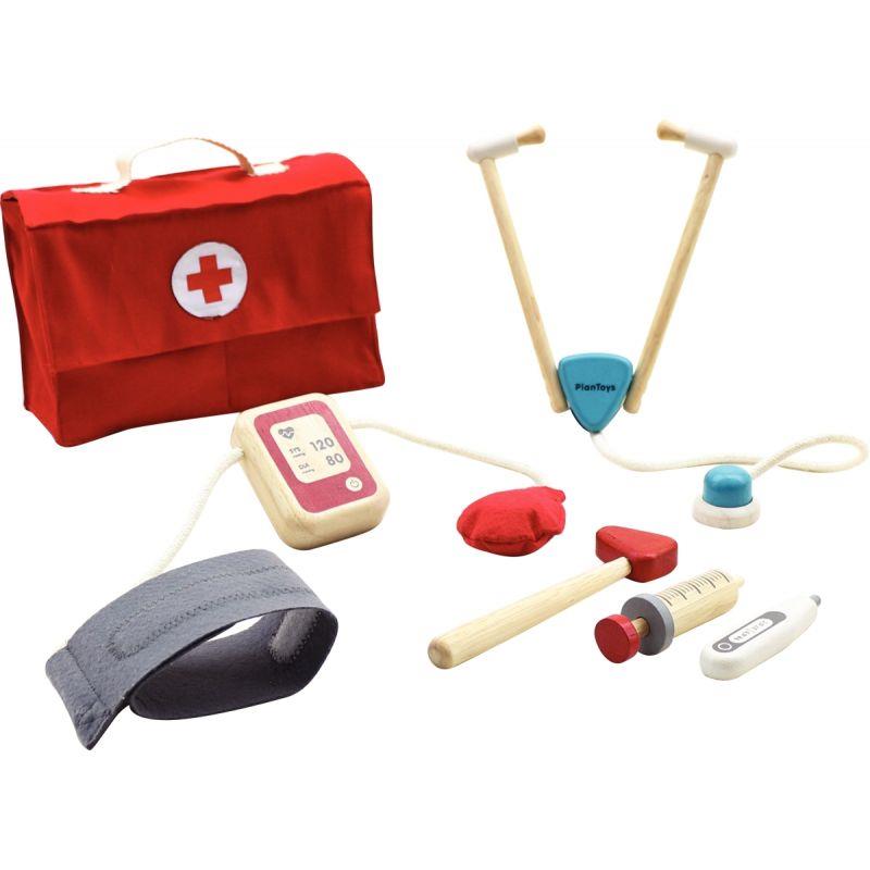 Image de  Kit du docteur en bois PLAN TOYS 