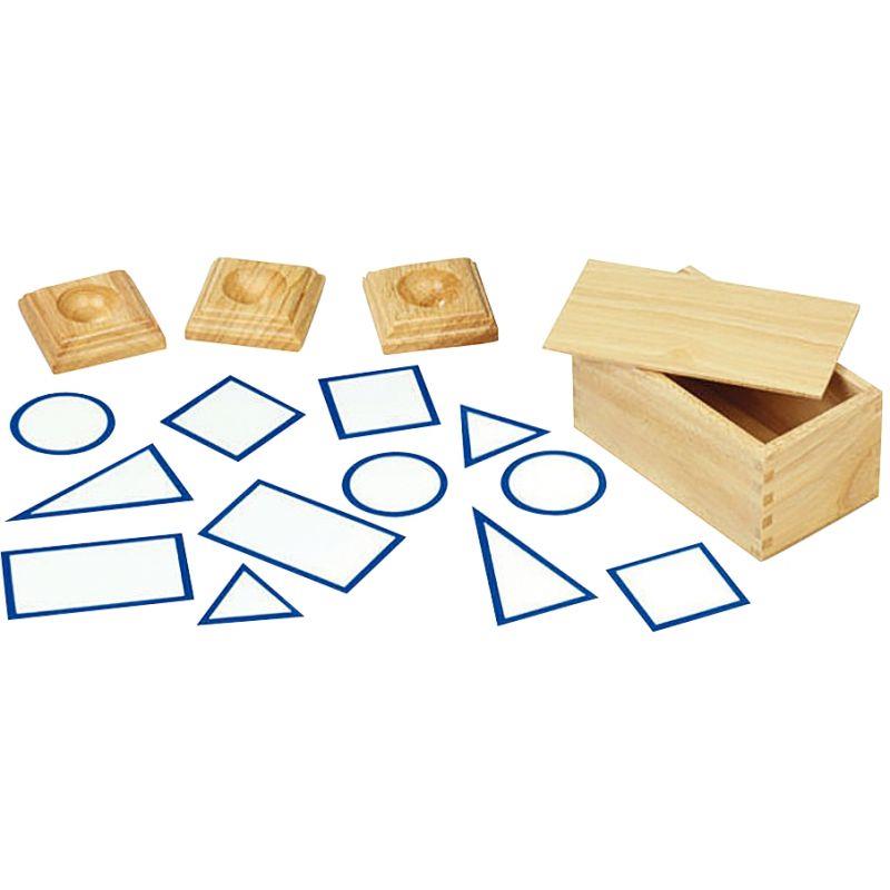 Image de  Coffret de 12 cartes pour solides géométriques 03457 