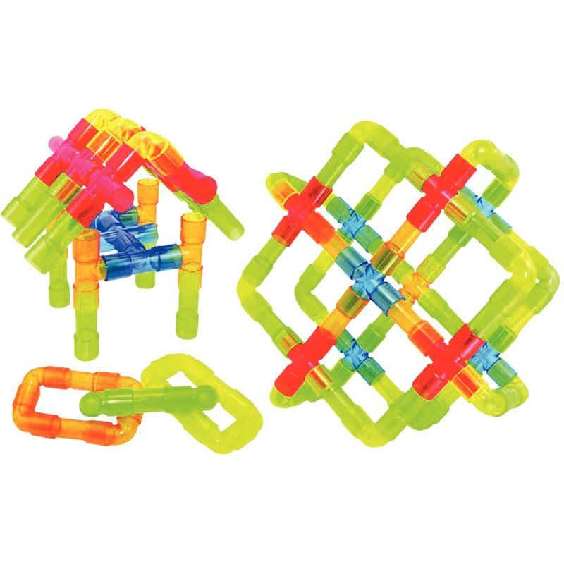 Image de  Jeu de construction TUBULO transparent 80 pièces 