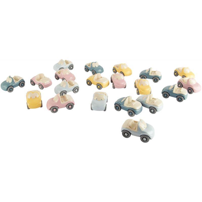 Image de  Lot de 20 voitures pastel assorties 