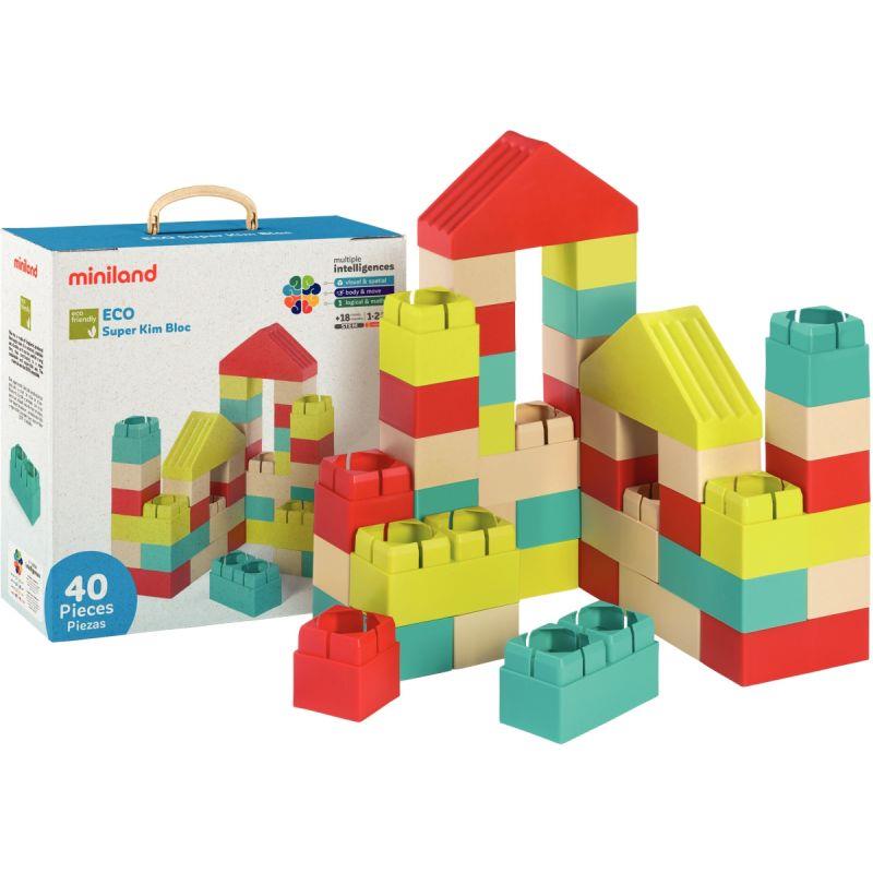 Image de  Boite de 40 briques géantes souples ECO FRIENDLY 