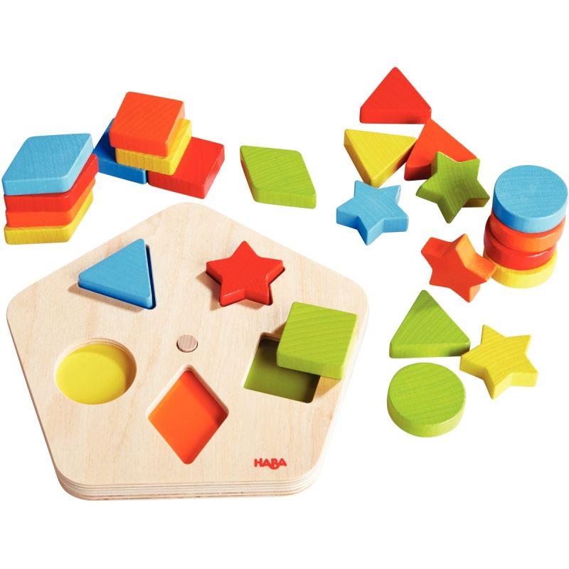 Image de  Carrousel des formes en bois 