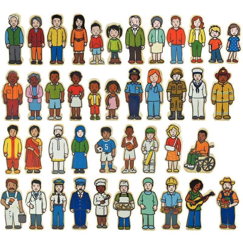 Image de  Lot de 42 personnages du monde 