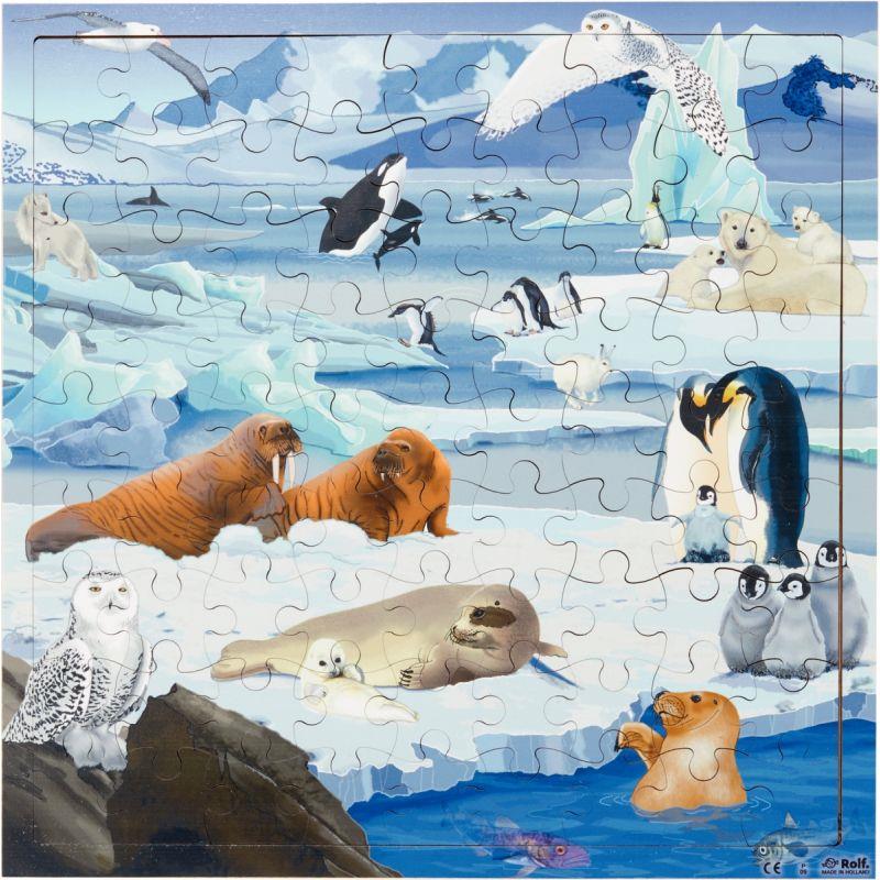 Image de  Puzzle de 81 pièces en bois, le Pôle Nord 