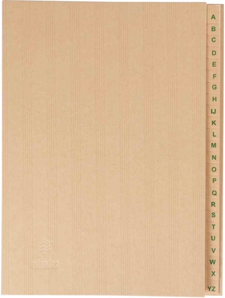 Image de  Trieur alphabétique 24 compartiments en kraft 100% recyclé 
