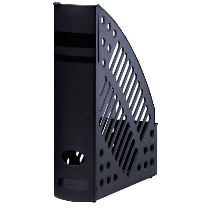 Image de  Porte-revues en polystyrène ajouré noir 