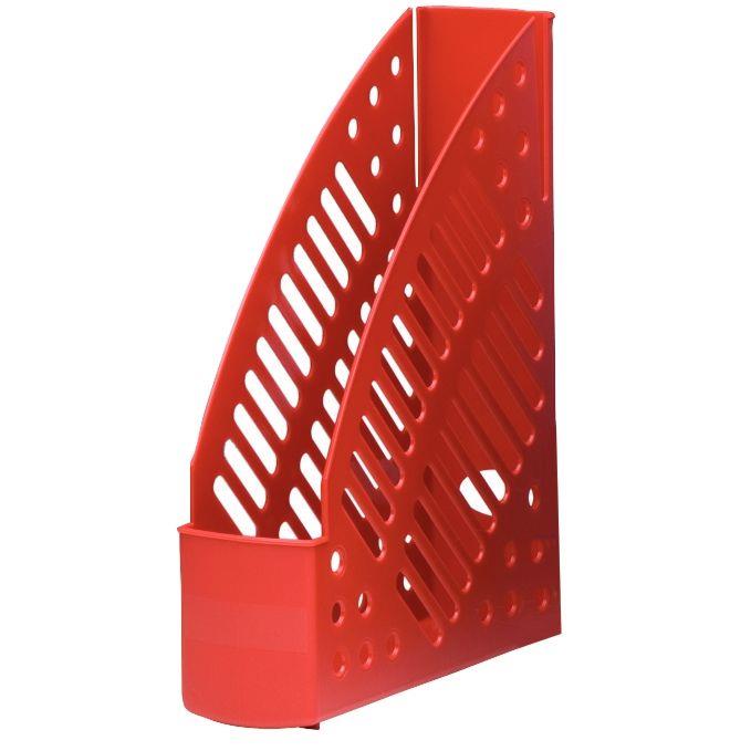 Image de  Porte-revues en polystyrène ajouré rouge 