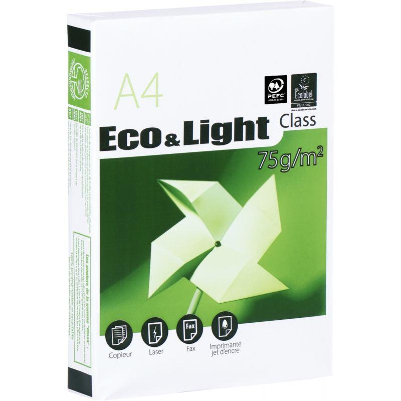 Image de  Ramette de 500 feuilles format A4 75g blanc ECO&LIGHT 