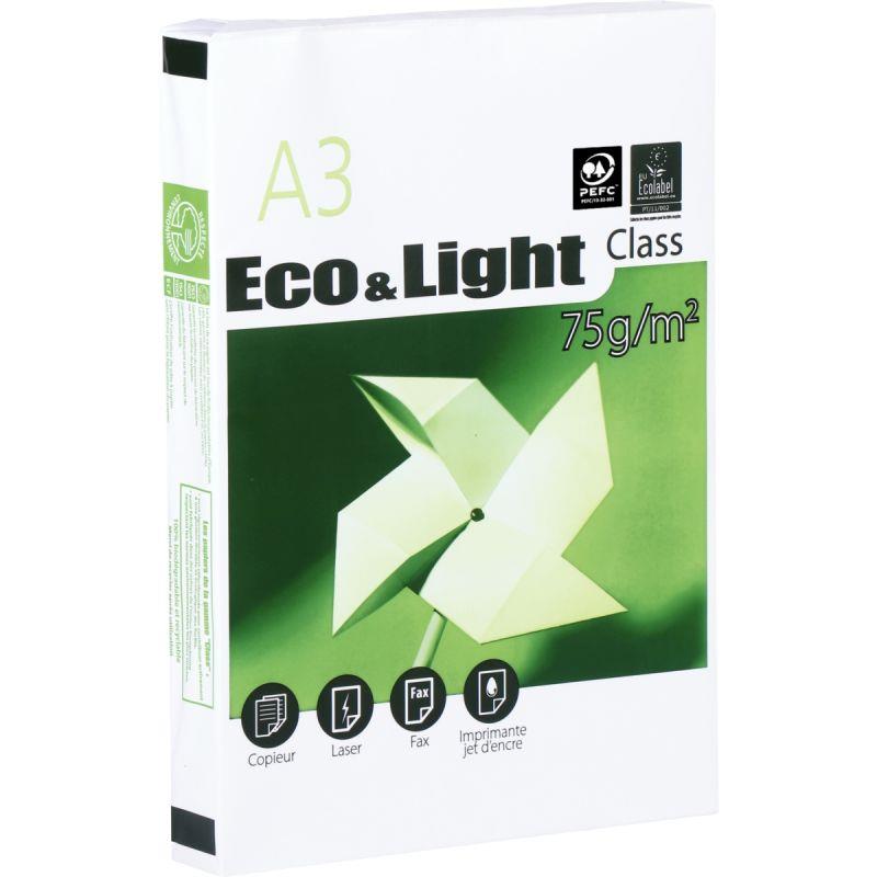 Image de  Ramette de 500 feuilles format A3 blanc ECO&LIGHT 