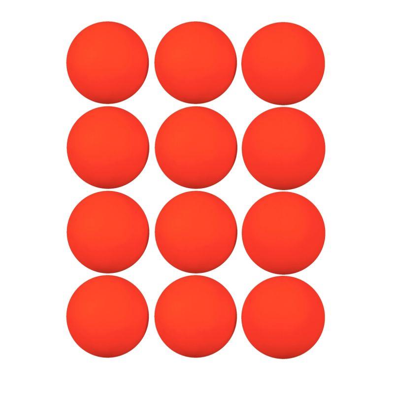Image de  Lot de 12 balles de hockey orange 
