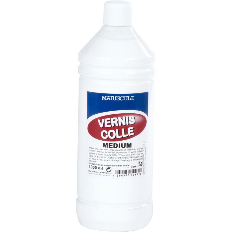 Image de  Flacon 1L de vernis colle Majuscule 