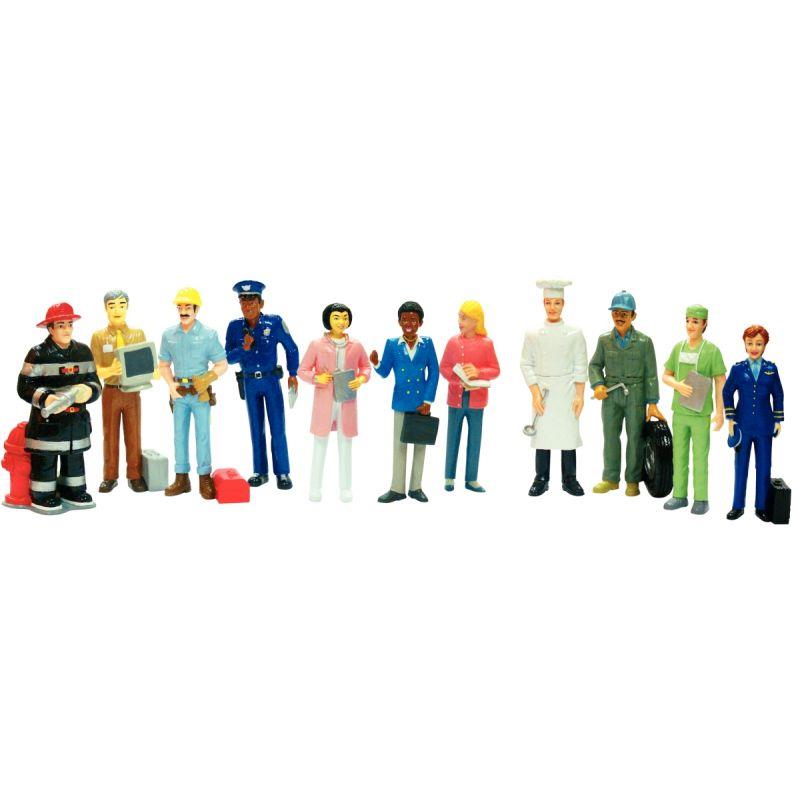 Image de  Lot de 11 personnages les métiers 