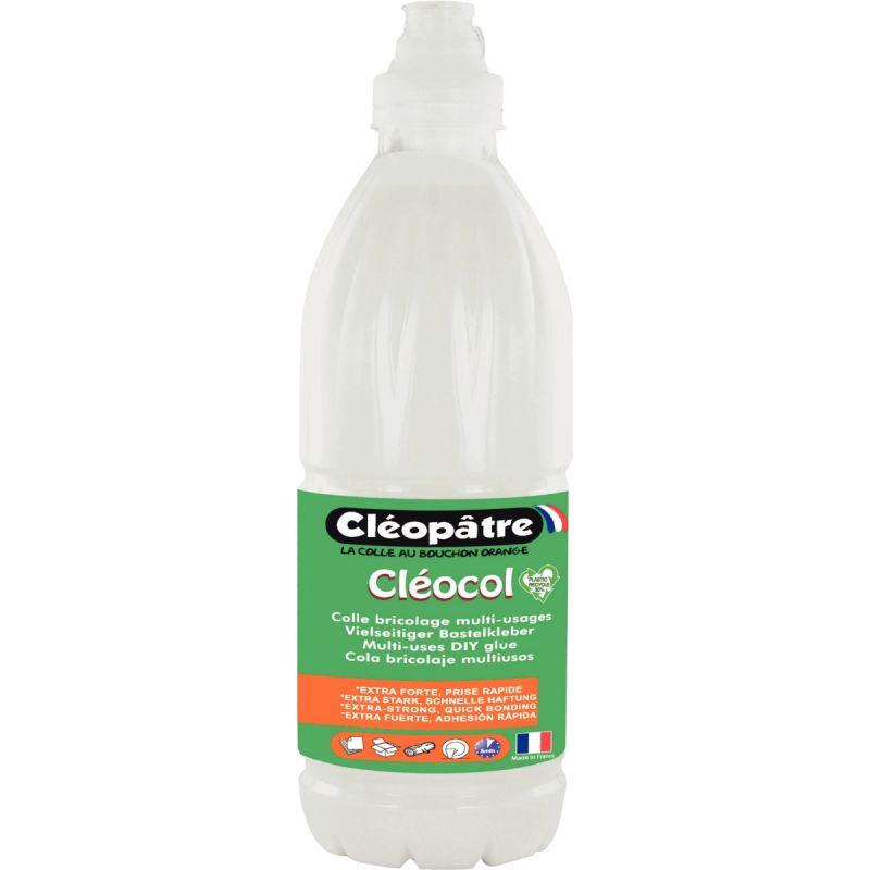Image de  Flacon de colle 1Kg vinylique Cléocol 