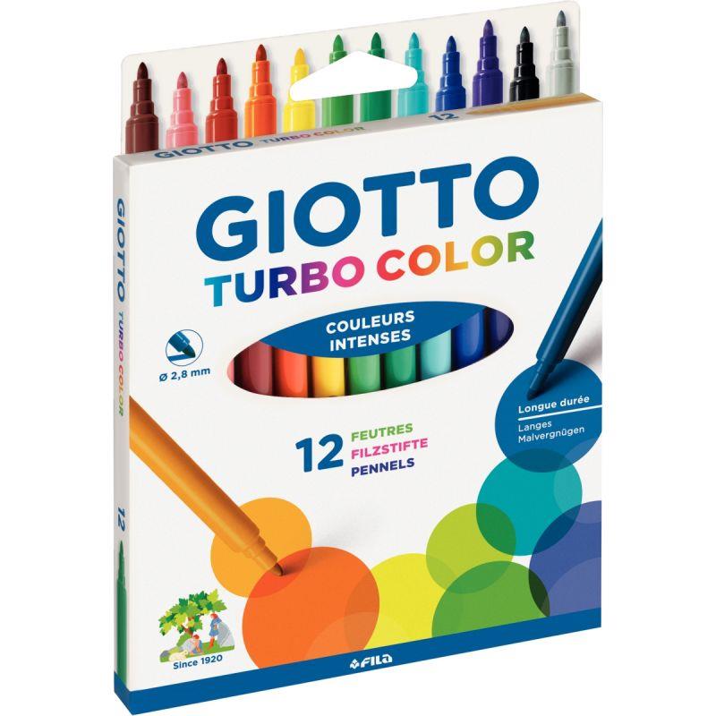 Image de  Étui de 12 feutres Turbo Color assortis 