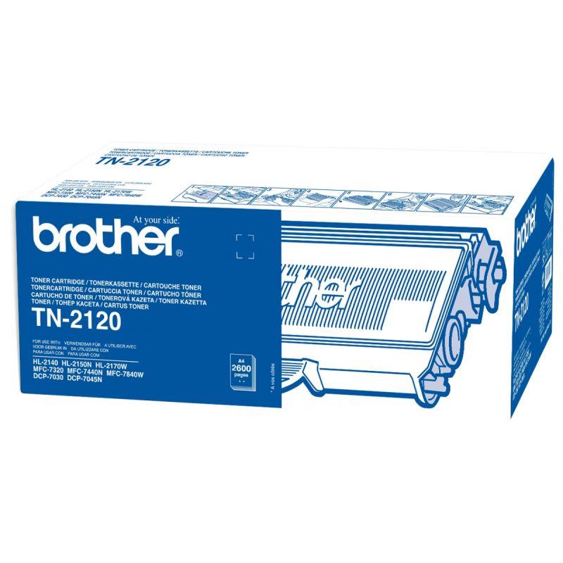 Image de  Brother TN2120 toner laser noir haute capacité authentique 