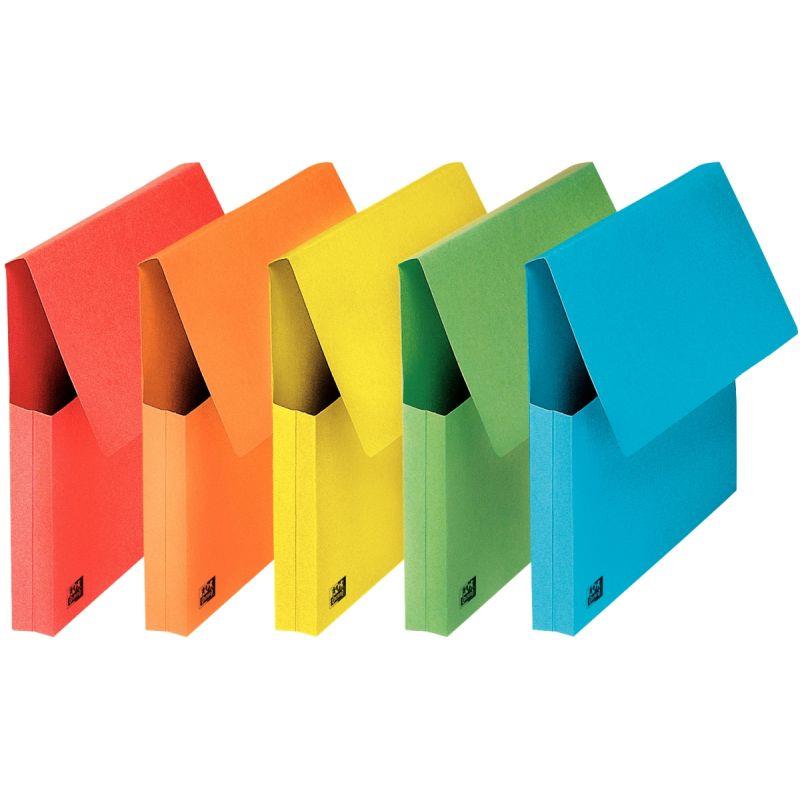 Image de  Paquet de 50 pochettes VIP à rabat, format 24x32 cm, coloris vifs assortis 