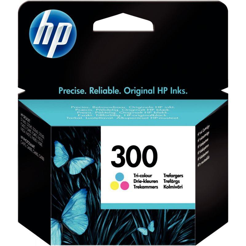 Image de  HP 300 cartouche d''encre trois couleurs authentique (CC643EE) 