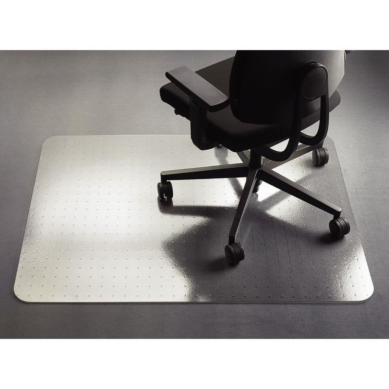 Image de  Tapis de sol transparent antistatique pour moquette 120x150cm 