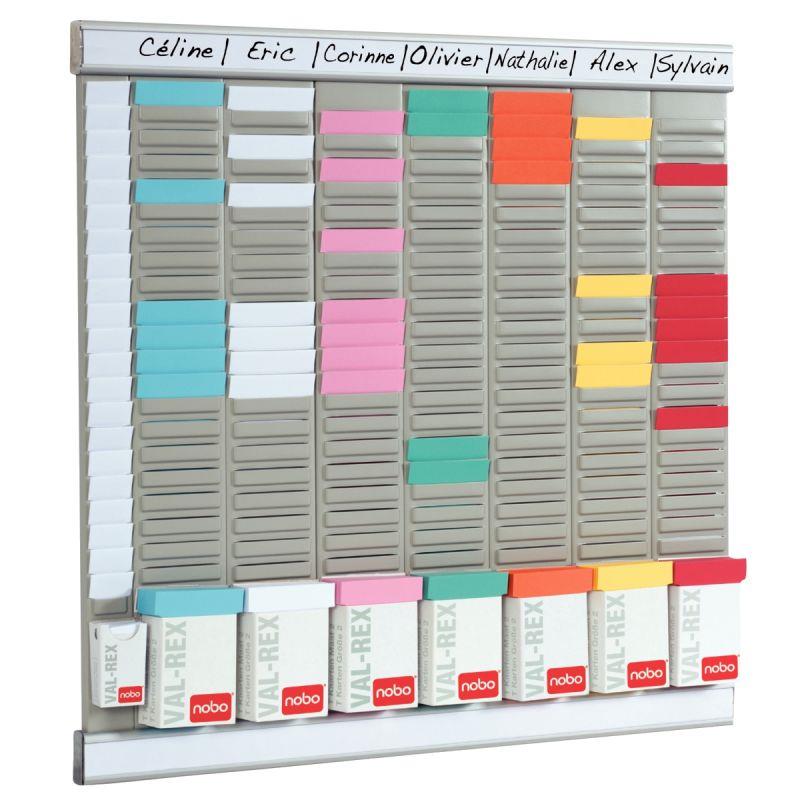 Image de  Planning annuel 12 bandes 54 fentes 