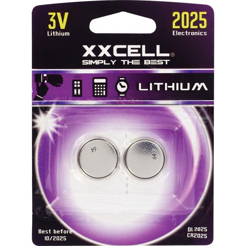 Image de  Blister de 2 piles lithium CR2025 XXCELL 