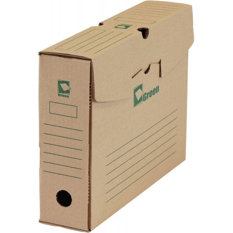Image de  Paquet de 25 boites archives 34x25cm dos 8cm GREEN 