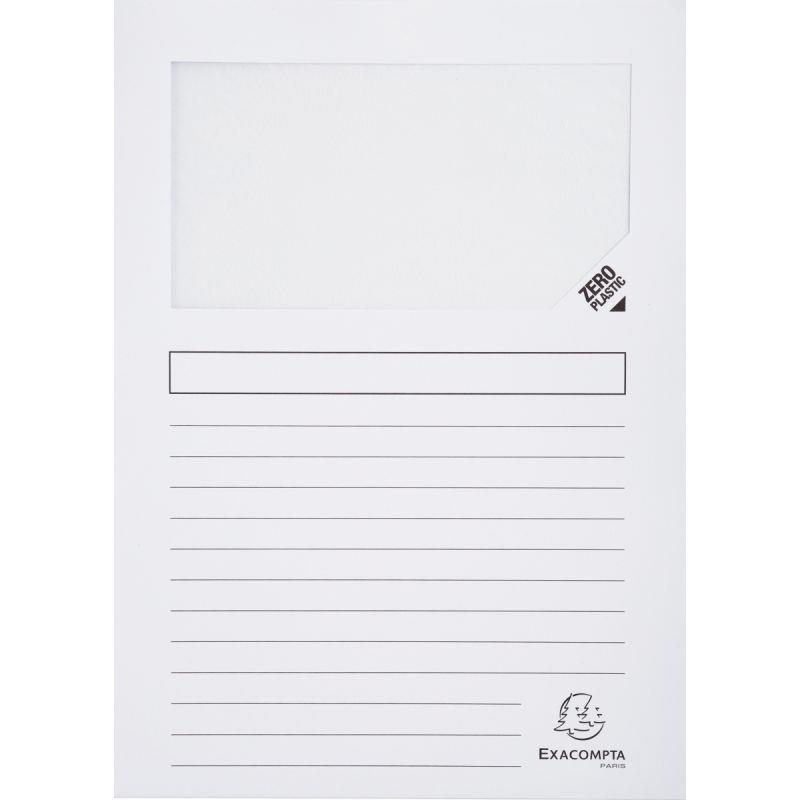 Image de  Paquet de 100 pochettes coin papier FOREVER 130g, blanc 