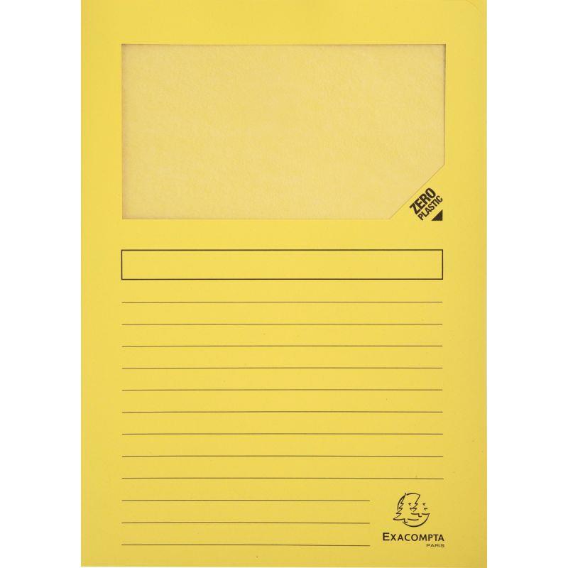 Image de  Paquet de 100 pochettes coin papier FOREVER 130g, jaune 