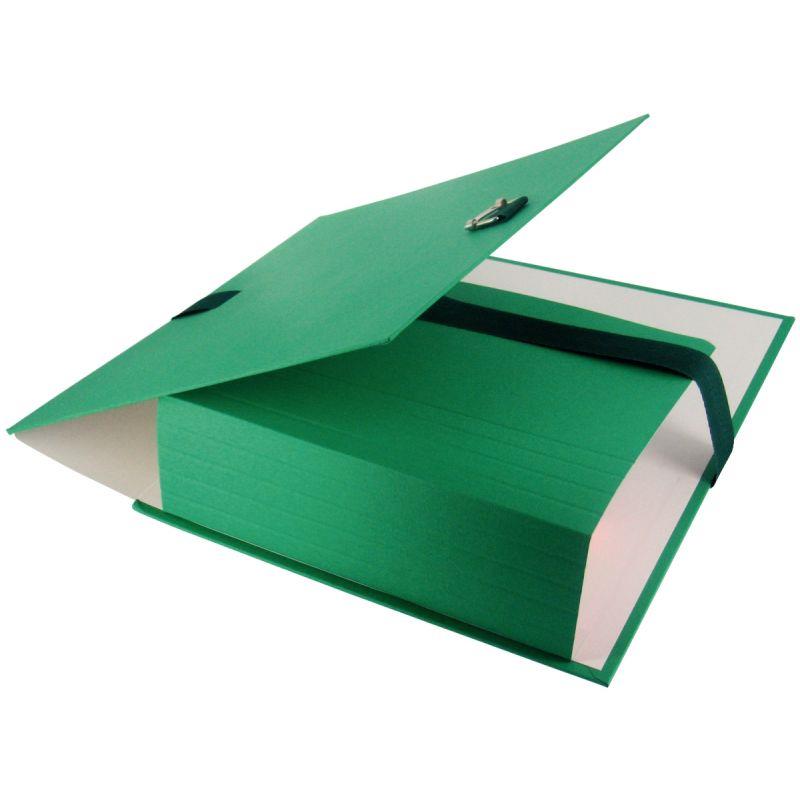 Image de  Chemise extensible toilée avec rabat, vert 