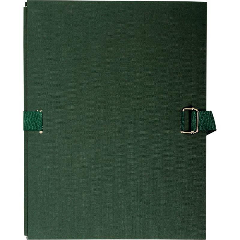 Image de  Chemise extensible toilée, vert foncé 