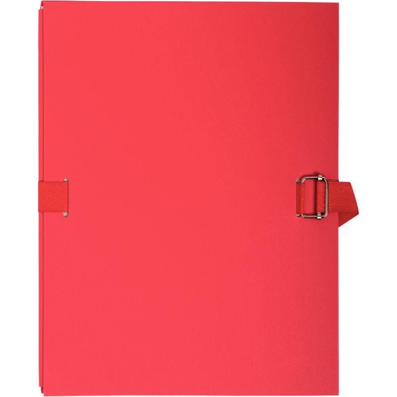 Image de  Chemise extensible toilée, rouge 