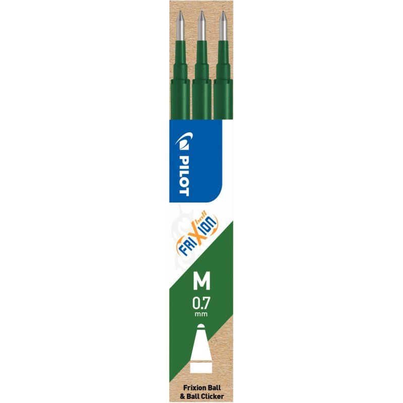 Image de  Étui de 3 recharges Frixion vertes 