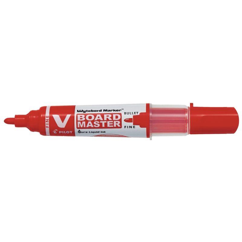 Image de  Marqueur tableau blanc V-Board Master pointe ogive 1,7mm rouge 