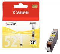 Image de  Canon 521 cartouche jet d''encre jaune authentique (CLI521Y) 