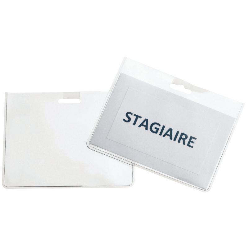 Image de  Boite de 25 badges pince + bretelle 
